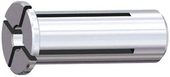 Kennametal - 5/16" ID x 3/4" OD, 0.984" Head Diam, Slotted Hydraulic Chuck Sleeve - Steel, 1.969" Length Under Head, Through Coolant - Exact Tool & Supply