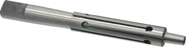 Interstate - 1/2 to 9/16" Grip, Expanding Lathe Mandrel - 1/2" Shank Diam, 2-1/2" Sleeve Length, 5" Arbor Length - Exact Tool & Supply