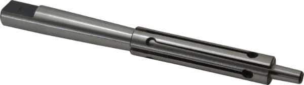 Interstate - 9/16 to 21/32" Grip, Expanding Lathe Mandrel - 19/32" Shank Diam, 2-3/4" Sleeve Length, 6" Arbor Length - Exact Tool & Supply