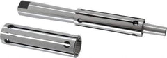Interstate - 1 to 1-1/4" Grip, Expanding Lathe Mandrel - 1" Shank Diam, 4" Sleeve Length, 9" Arbor Length - Exact Tool & Supply