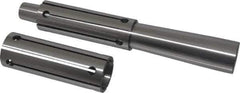 Interstate - 1-1/4 to 1-1/2" Grip, Expanding Lathe Mandrel - 1-1/4" Shank Diam, 4" Sleeve Length, 9" Arbor Length - Exact Tool & Supply
