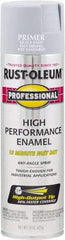 Rust-Oleum - 15 oz Gray Aerosol Primer - 14 Sq Ft/Gal, Direct to Metal, Quick Drying, Interior/Exterior - Exact Tool & Supply