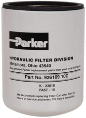 Parker - 1-1/4 Thread, Filter Element - Cellulose - Exact Tool & Supply