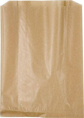 NuTrend Disposables - Brown, Waxed Kraft Paper, Wax-Lined Paper Bag - 7-1/2" Wide x 10 1/4" High - Exact Tool & Supply
