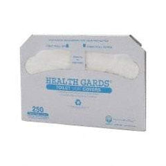 NuTrend Disposables - White Toilet Seat Covers - For Health Gards Toilet Seat Cover Dispensers, Mfr. Part HG-1-2 - Exact Tool & Supply