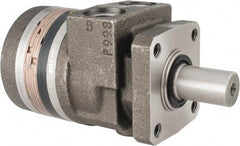 Parker - NPT Thread, 1/2" Port Size, 722 Max RPM, Bi Rotational, 4 Bolt Mount Hydraulic Motor - 1,800 Max psi, 3 Cu In Displacement, 180°F Max - Exact Tool & Supply