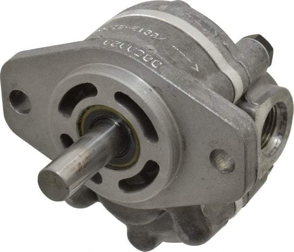 Parker - 0.9 GPM, 7/8-14 UNF-2B SAE Inlet Size, 2,500 RPM, 1/2" Shaft Diam, SAE AA Mount, Hydraulic Gear Pump - 0.89 GPM at 1,800 RPM, 1.78 GPM at 3,600 RPM, 2,500 psi Max Working Pressure, 7/8-14 SAE Port Size - Exact Tool & Supply