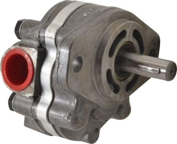 Parker - 1.6 GPM, 7/8-14 UNF-2B SAE Inlet Size, 2,500 RPM, 1/2" Shaft Diam, SAE AA Mount, Hydraulic Gear Pump - 1.64 GPM at 1,800 RPM, 3.27 GPM at 3,600 RPM, 2,500 psi Max Working Pressure, 7/8-14 SAE Port Size - Exact Tool & Supply