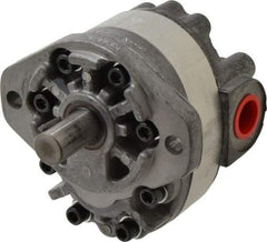 Parker - 11.5 GPM, 1-1/6-12 UNF-2B SAE Inlet Size, 2,500 RPM, 3/4" Shaft Diam, SAE A Mount, Hydraulic Gear Pump - 11.48 GPM at 1,800 RPM, 22.9 GPM at 3,600 RPM, 2,500 psi Max Working Pressure, 1-1/16-12 SAE Port Size - Exact Tool & Supply