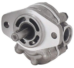 Parker - 16.7 GPM, 1-5/8-12 UNF-2B SAE Inlet Size, 2,500 RPM, 7/8" Shaft Diam, SAE B Mount, Hydraulic Gear Pump - 15.32 GPM at 1,800 RPM, 30.64 GPM at 3,600 RPM, 2,500 psi Max Working Pressure, 1-5/8-12 SAE Port Size - Exact Tool & Supply