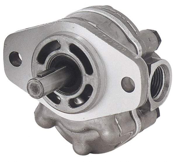 Parker - 20.9 GPM, 1-5/8-12 UNF-2B SAE Inlet Size, 2,500 RPM, 7/8" Shaft Diam, SAE B Mount, Hydraulic Gear Pump - 17.46 GPM at 1,800 RPM, 34.92 GPM at 3,600 RPM, 2,250 psi Max Working Pressure, 1-5/8-12 SAE Port Size - Exact Tool & Supply