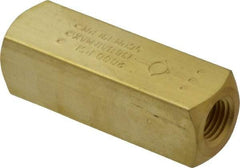 Parker - 5 GPM 1/4 Inlet Brass Hydraulic Control Valve - 1/4-18 Thread - Exact Tool & Supply