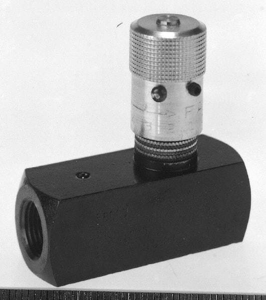 Parker - 25 GPM 1-1/16 Inlet Steel Hydraulic Control Valve - 1-1/16 - 12 Thread - Exact Tool & Supply