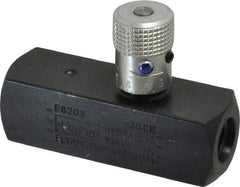Parker - 5 GPM 9/16 Inlet Steel Hydraulic Control Valve - 9/16-18 Thread - Exact Tool & Supply