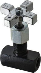 Parker - 5 GPM 1/4 Inlet Steel Hydraulic Control Valve - 1/4-18 Thread - Exact Tool & Supply