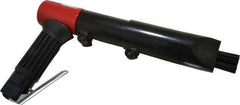 Sioux Tools - 3,000 BPM, 22.86mm Bore Diam, Pneumatic Pistol Grip Needle Scaler - 3" Stroke Length, 3.05mm Needle Diam, 7" Needle Length, 10 CFM, 90 psi, 1/4 NPT Inlet - Exact Tool & Supply