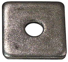 Gibraltar - 3/4" Bolt, 2" Square, Black Oxide Finish, Case Hardened Steel Square Flat Washer - 13/16" ID, 1/4" Thick - Exact Tool & Supply