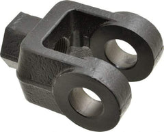 Schrader Bellows - 1-14 Thread, Hydraulic Cylinder Female Rod Clevis - 19,500 Lb Capacity - Exact Tool & Supply