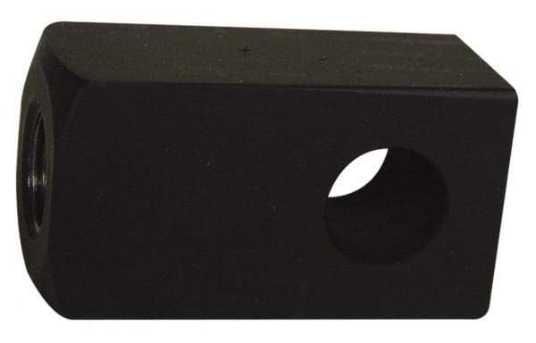 Schrader Bellows - 1-1/4 - 12 Thread, Hydraulic Cylinder Female Rod Eye - 33,500 Lb Capacity, 4-13/16" OAL - Exact Tool & Supply