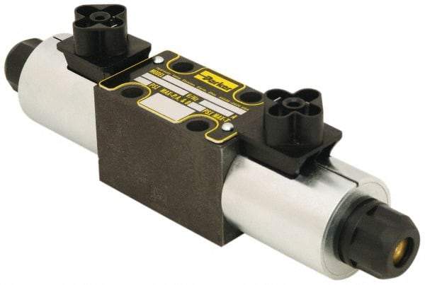 Parker - 40 GPM Nitrile Hydraulic Control Valve - 2.76" Wide x 11.85" Long - Exact Tool & Supply