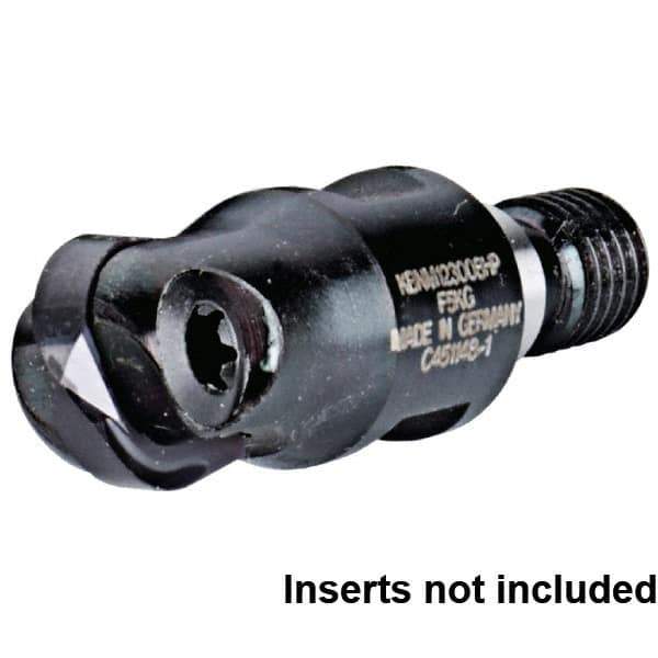 Kennametal - 20mm Cut Diam, 49.5mm OAL, Indexable Ball Nose End Mill - M10 - Exact Tool & Supply