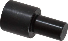 Gibraltar - 1-3/32" OAL, 5/8" Head Height, 5/8" OD, Low Carbon Steel, Ground, Press Fit Rest Button - Black Oxide Coating, 3/8" Pin Diam - Exact Tool & Supply