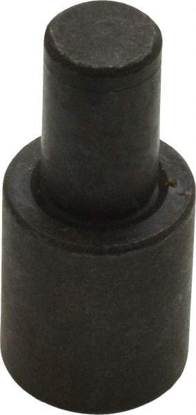 Gibraltar - 1-7/32" OAL, 3/4" Head Height, 5/8" OD, Low Carbon Steel, Ground, Press Fit Rest Button - Black Oxide Coating, 3/8" Pin Diam - Exact Tool & Supply