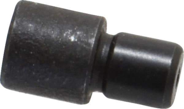Gibraltar - 15/32" OAL, 1/4" Head Height, 1/4" OD, 52100 Steel, Unground, Press Fit Rest Button - Black Oxide Coating, 0.1885" Pin Diam - Exact Tool & Supply