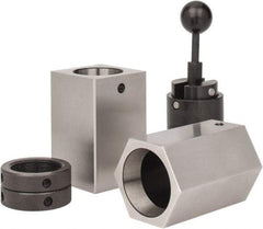Interstate - Series 5C, 1/16 to 1-1/8" Collet Capacity, Horizontal Collet Block Chuck - Manually Activated - Exact Tool & Supply