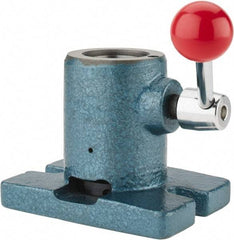 Interstate - Series 5C, Horizontal Standard Collet Holding Fixture - Manually Activated, 3-1/2" Base Diam Width, 3-3/4" High - Exact Tool & Supply