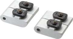 80/20 Inc. - Left Lift Off Hinge Long Pin Top Short Pin Bottom - Aluminum - Exact Tool & Supply