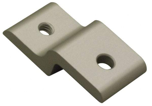 80/20 Inc. - 2" Wide, 9/16" High, Open Shelving Accessory/Component - Aluminum, 1.938" Deep, Use with Series 10 - Exact Tool & Supply