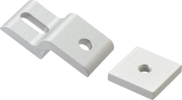 80/20 Inc. - 1" Wide, 9/16" High, Open Shelving Accessory/Component - Aluminum, 1.938" Deep, Use with Series 10 - Exact Tool & Supply