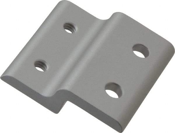 80/20 Inc. - 2" Wide, 9/16" High, Open Shelving Accessory/Component - Aluminum, 1.938" Deep, Use with Series 10 - Exact Tool & Supply