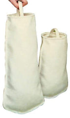 Pentair - 50 Micron, Size 410, 20 GPM Max Flow, Absolute Rated High Efficiency Bag Filter - 4 Inch Diameter, 8-1/4 Inch Long, 3/4 Sq. Ft. - Exact Tool & Supply