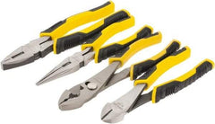 Stanley - 4 Piece Plier Set - Comes in Display Card - Exact Tool & Supply