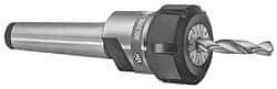 ETM - 0.041" to 0.514" Capacity, 1.19" Projection, Straight Shank, ER20 Collet Chuck - 7.19" OAL, 3/4" Shank Diam - Exact Tool & Supply