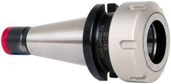 ETM - 0.08" to 1" Capacity, 2-5/32" Projection, ISO40 Taper Shank, ER40 Collet Chuck - 2.156 Inch Projection, 5/8-11 Drawbar Thread - Exact Tool & Supply