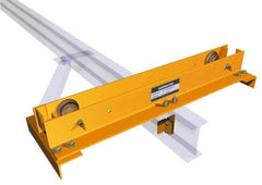 Harrington Hoist - 1,000 Lb Load Capacity, Truck Crane - End Truck - Exact Tool & Supply