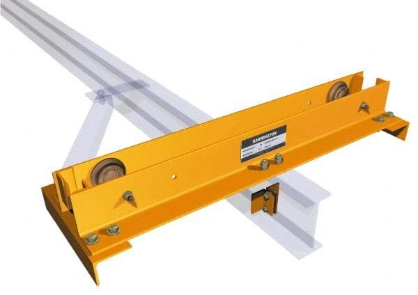 Harrington Hoist - 2,000 Lb Load Capacity, Truck Crane - End Truck - Exact Tool & Supply