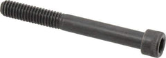 Made in USA - 5/16-18 UNC Hex Socket Drive, Socket Cap Screw - Alloy Steel, Black Oxide Finish, Partially Threaded, 2-3/4" Length Under Head - Exact Tool & Supply