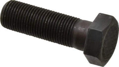 Fairlane - Serrated Tooth, 5/8-18, 2" Shank Length, 1-1/2" Thread Length, Black Oxide Finish, Hex Head, Adjustable Positioning Gripper - 3/4" Pad Diam, 15/16" Hex, 7/16" Head Height, Fine Tooth Grade - Exact Tool & Supply
