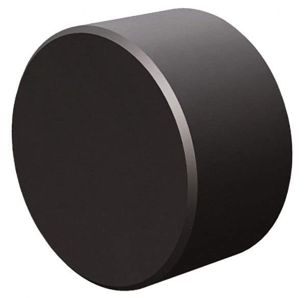 Fairlane - 1/2" OAL, 1/2" OD, Steel, Tapped Rest Button - Black Oxide Coating, 5/16" Thread Depth - Exact Tool & Supply