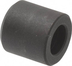 Fairlane - 1/2" OAL, 1/2" OD, Steel, Counterbored Rest Button - Black Oxide Coating - Exact Tool & Supply
