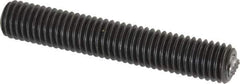 Fairlane - 1/2-13, 3" Thread Length, 9/32" Ball Diam, Serrated Ball Pad Surface, Alloy Steel, Black Oxide, Threaded, Swivel Action Gripper Assemblies - 1/4" Contact Diam, High Speed Steel Ball - Exact Tool & Supply