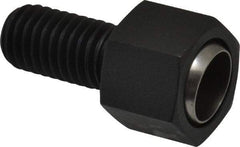 Fairlane - 1/2-13, 1" Thread Length, 5/8" Ball Diam, Alloy Steel, Hex Head, Swivel Action Gripper Assemblies - 5/8" Head Height, 13/16" Hex, Stainless Steel Ball - Exact Tool & Supply