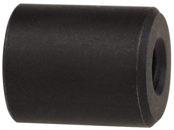 Fairlane - 1/4-28, 0.2400" Thread Length, 1/2" Ball Diam, Alloy Steel, Black Oxide, Base, Swivel Action Gripper Assemblies - 5/8" Diam, 15/64" Deep Thread, 3/4" Overall Height, Stainless Steel Ball - Exact Tool & Supply