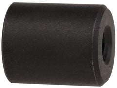 Fairlane - 1/4-28, 0.2400" Thread Length, 1/2" Ball Diam, Alloy Steel, Black Oxide, Base, Swivel Action Gripper Assemblies - 5/8" Diam, 15/64" Deep Thread, 3/4" Overall Height, Stainless Steel Ball - Exact Tool & Supply