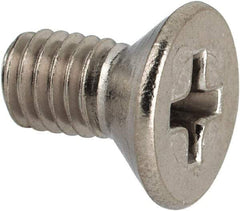 Value Collection - #10-32 UNF, 3/8" OAL Phillips Drive Machine Screw - Flat Head, Grade 316 Stainless Steel, Uncoated, Without Washer - Exact Tool & Supply