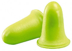 3M - Disposable, Uncorded, 33 dB, Taper Flare Earplugs - Neon Yellow, 200 Pairs - Exact Tool & Supply